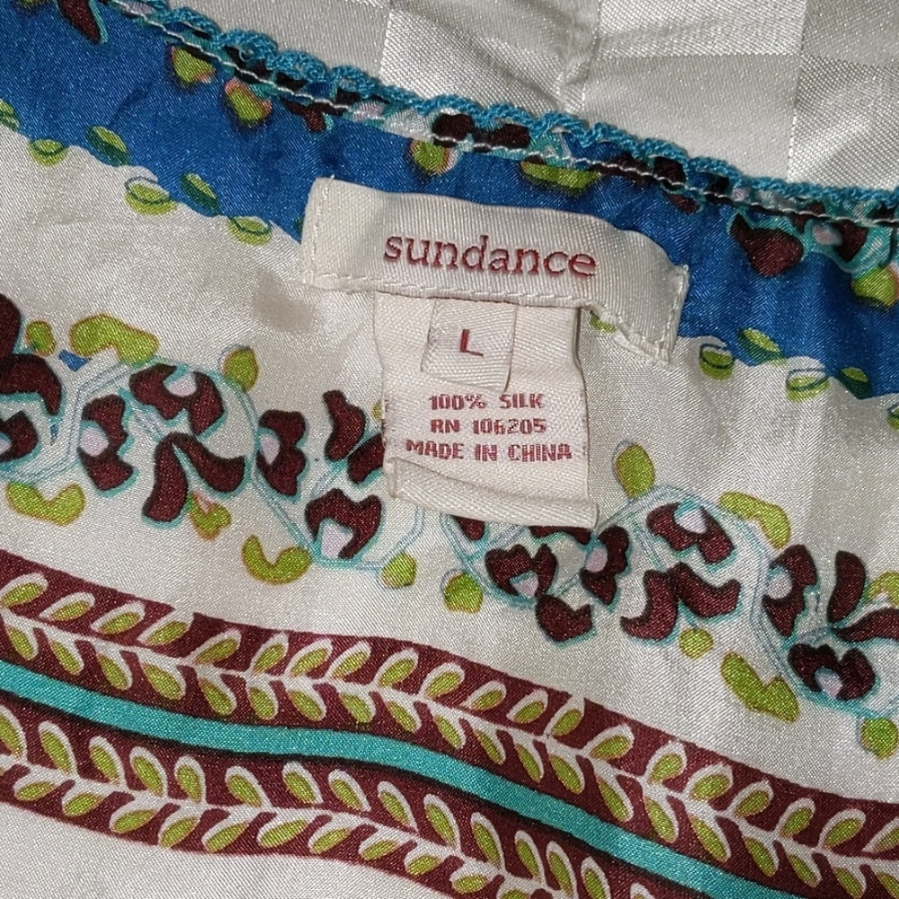 Sundance Silk Printed Dress - Picture 3 of 5